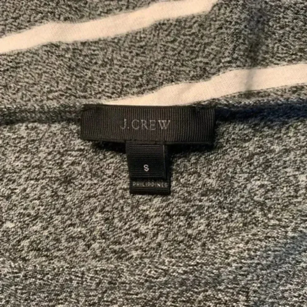 J. Crew Grey/White Crewneck size S